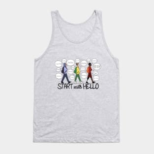 JMS and HMS Start with Hello Tshirt 2021 Tank Top